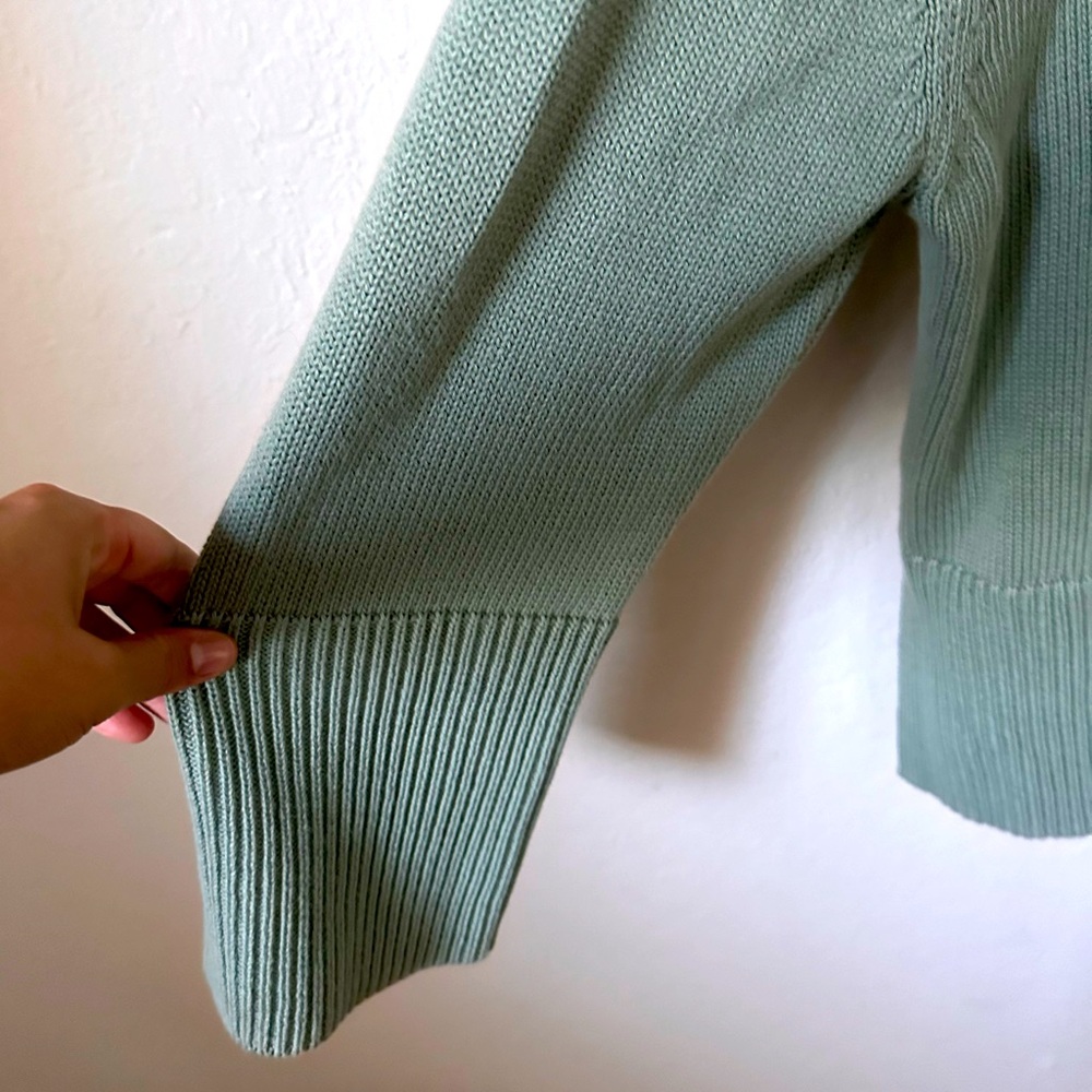 Beautiful sage green colored sweater